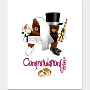 Marriage Congratulations Posters and Art